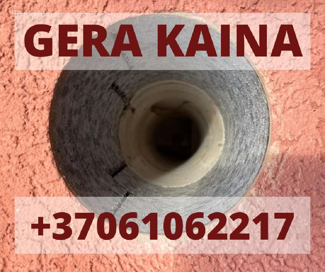 Skylių gręžimas betone,gelžbetonyje, mūre,akmenyje