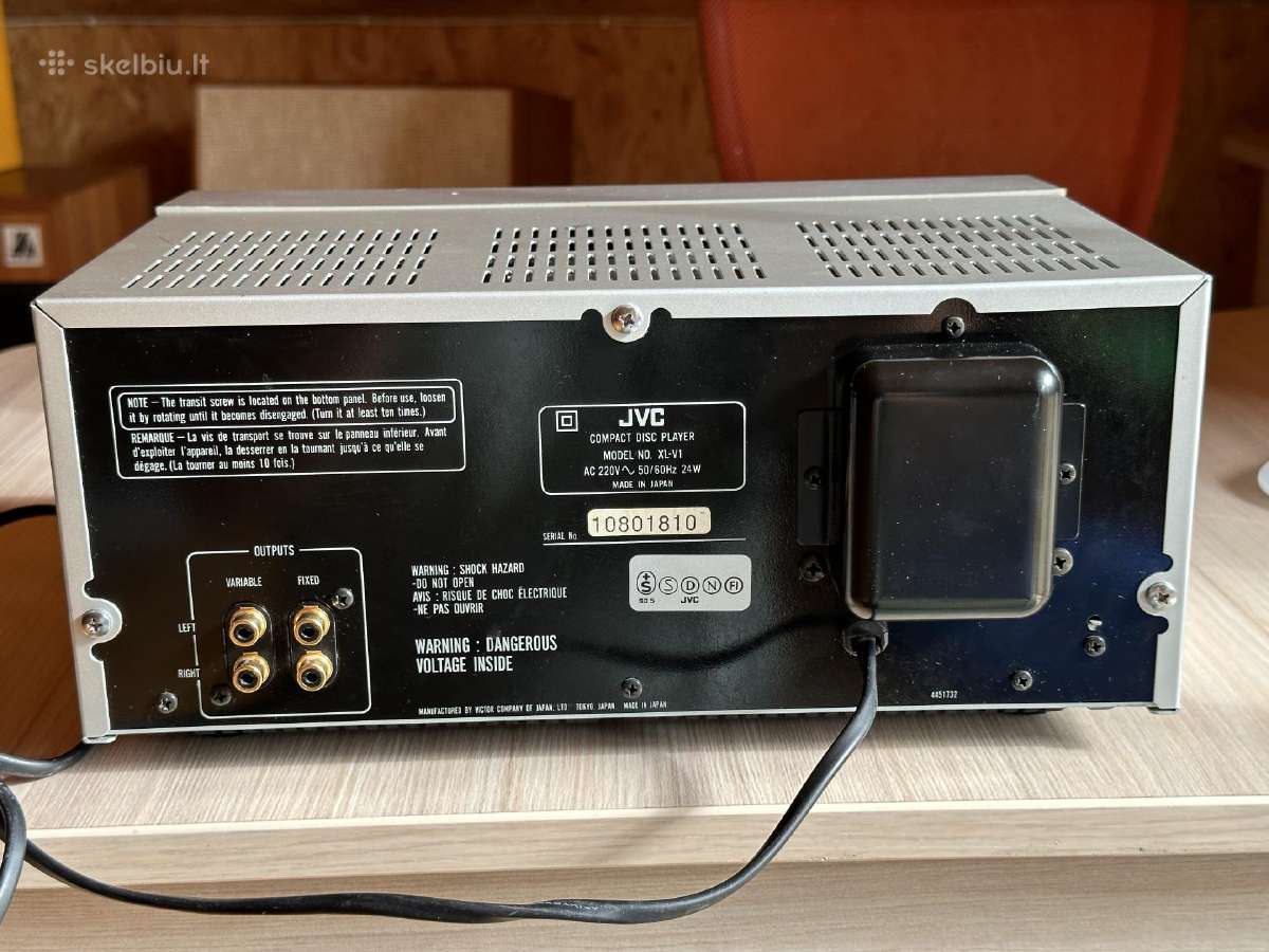 JVC XL-v1 CD grotuvas - nuotraukos Nr. 4