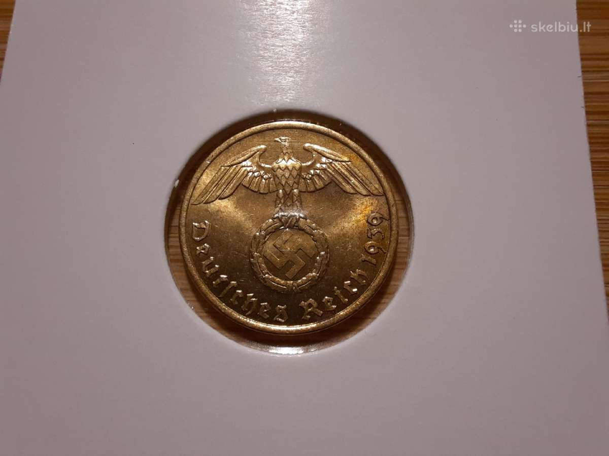5 Reichpfennig 1939 A - Vokietija - nuotraukos Nr. 2