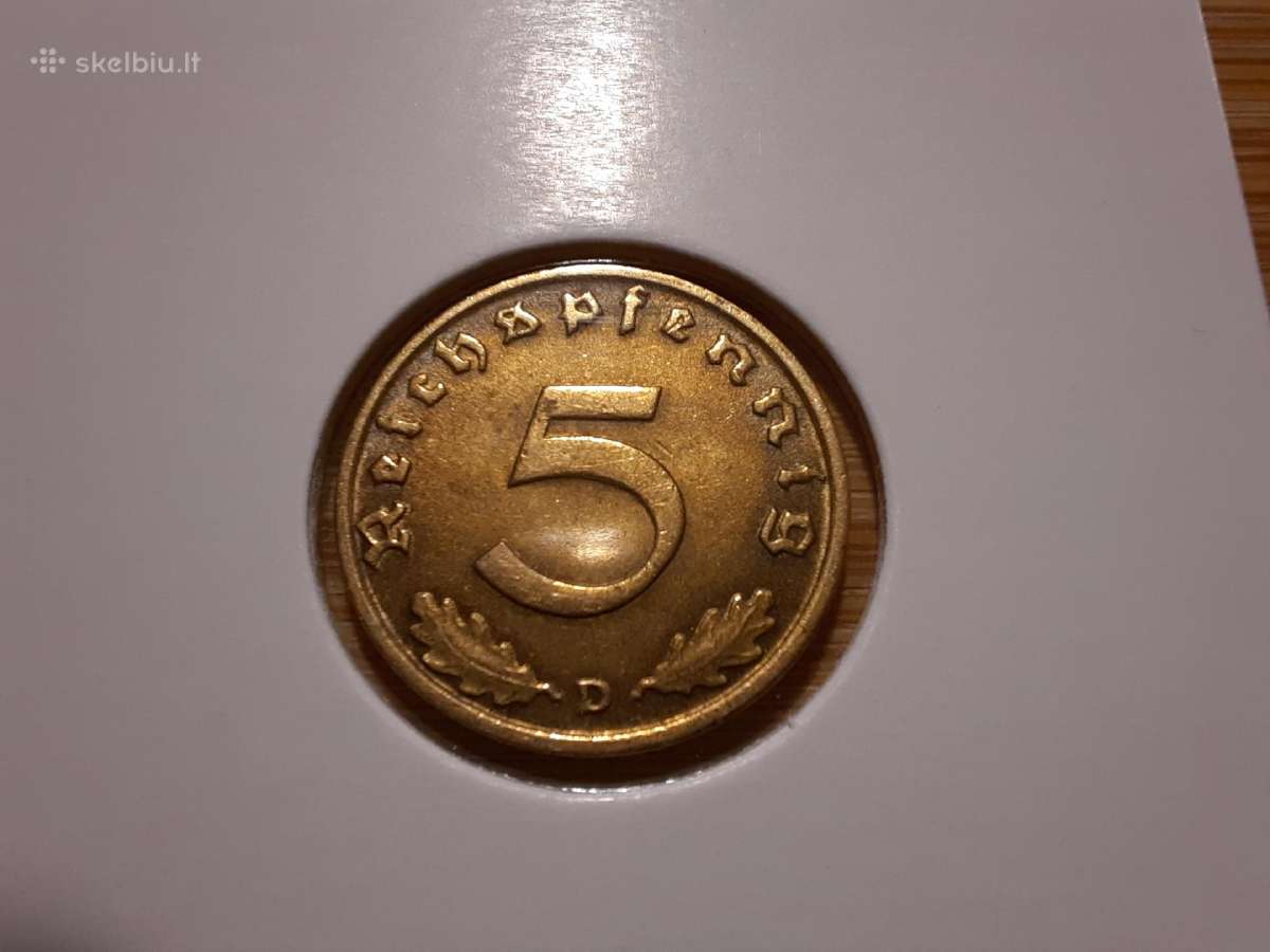 5 Reichpfennig 1937 D - Vokietija