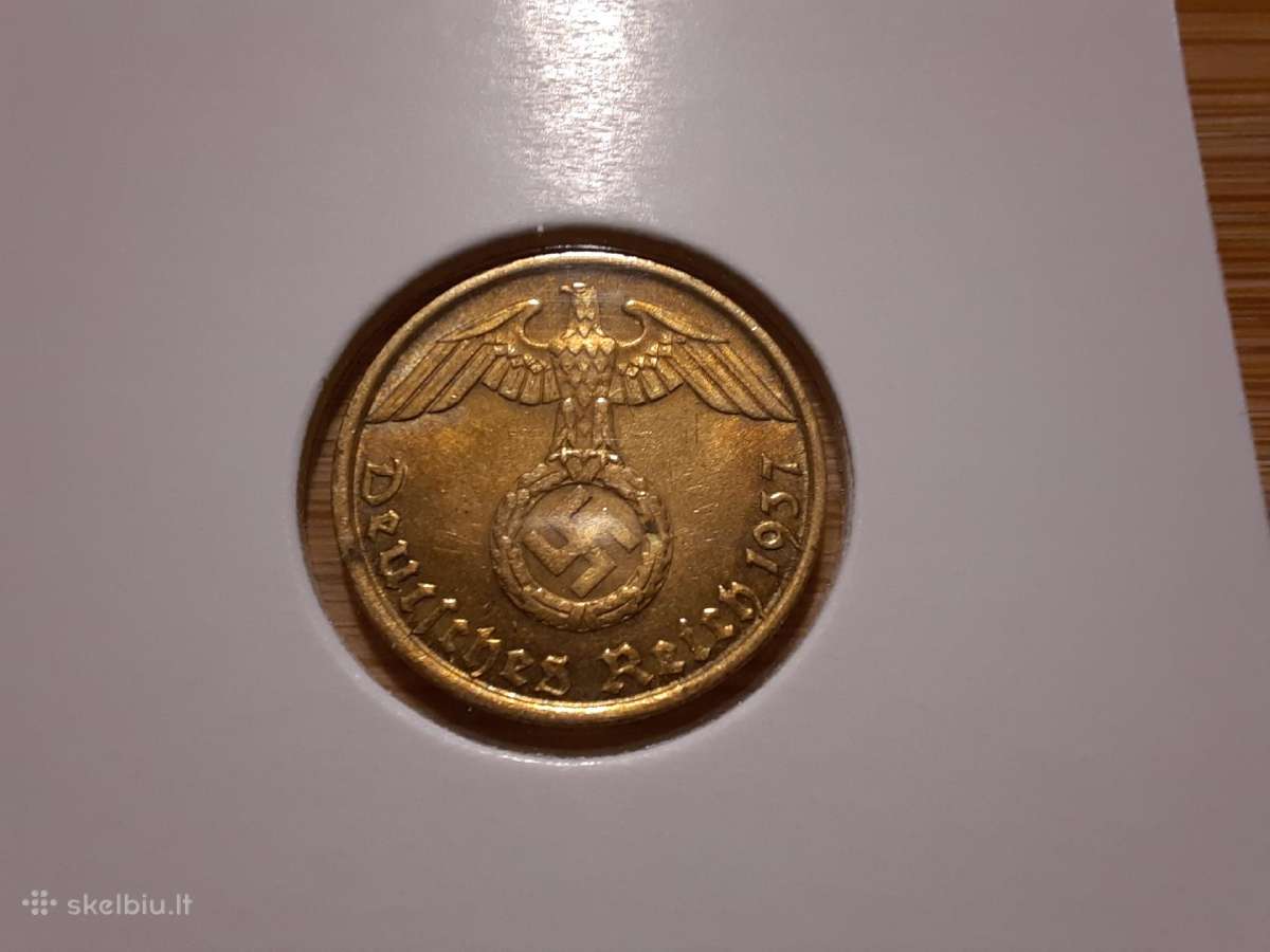 5 Reichpfennig 1937 D - Vokietija - nuotraukos Nr. 2