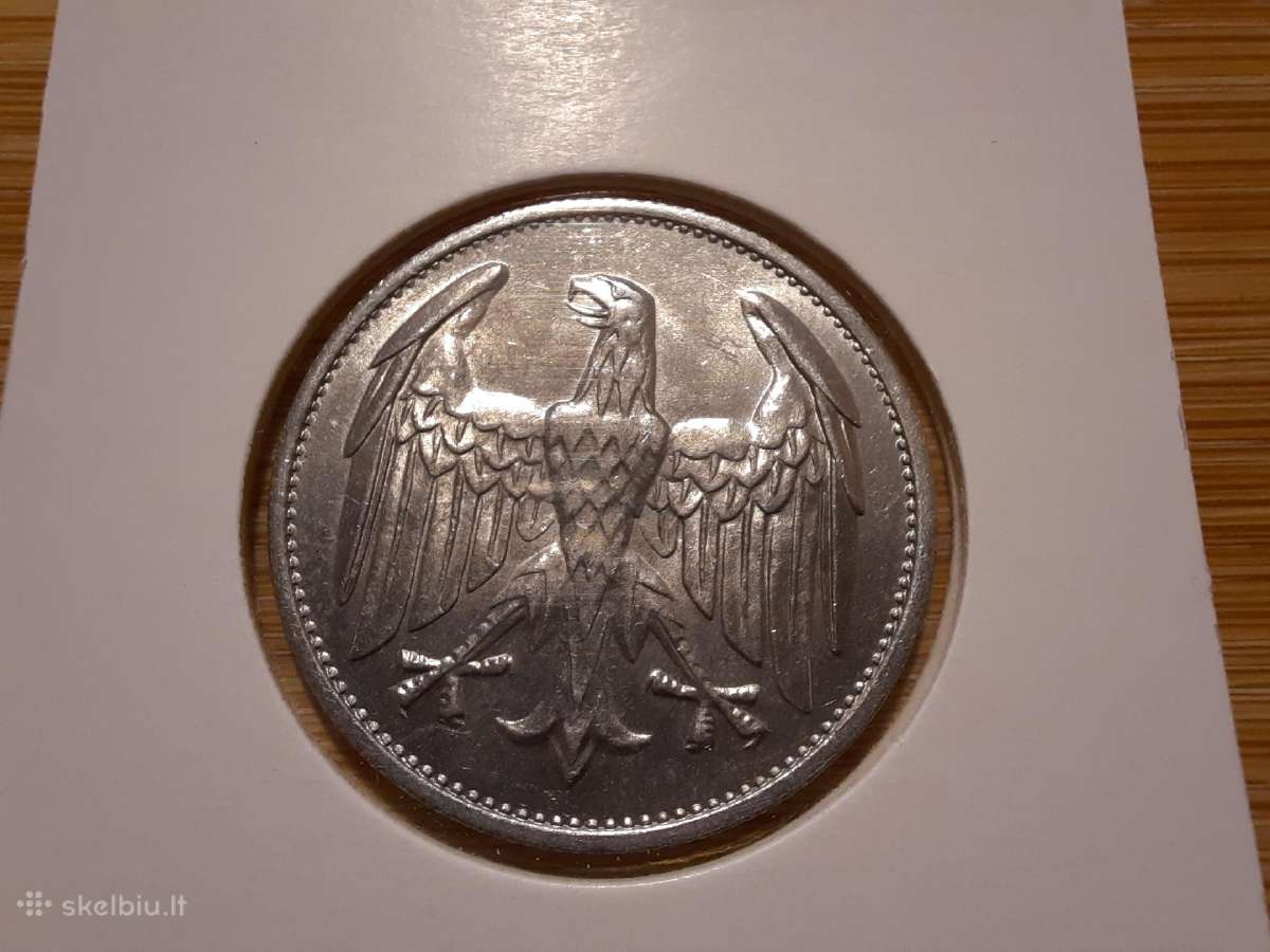 3 Reich Markes 1922 A - Vokietija - nuotraukos Nr. 2