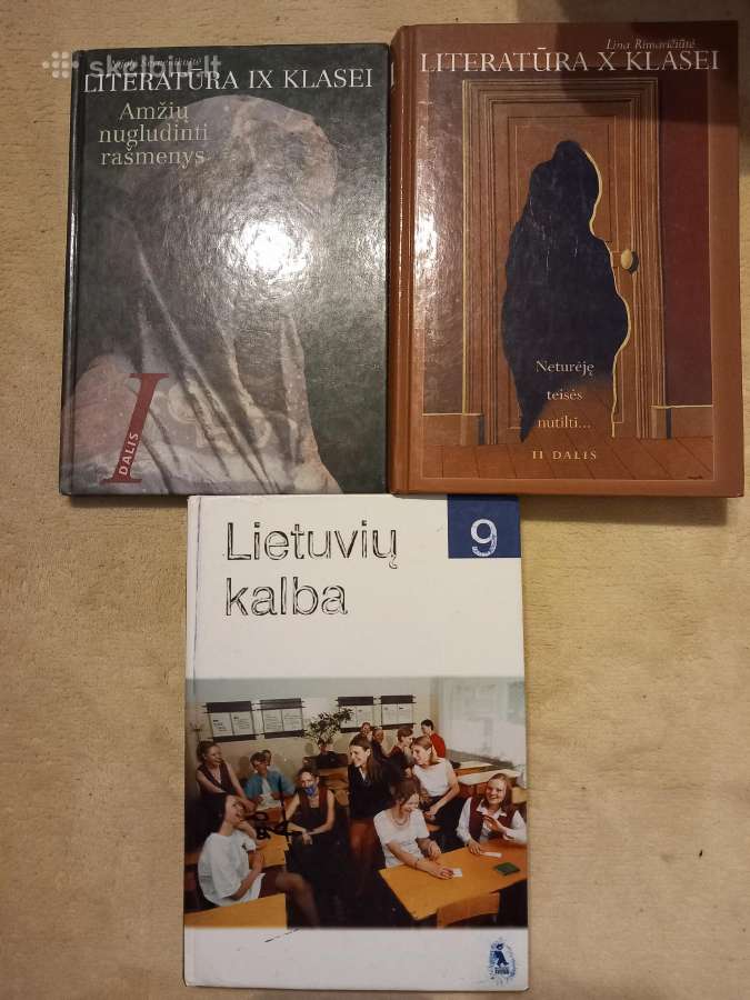 Lietuvių kalbos ir literatūros Vadovėliai