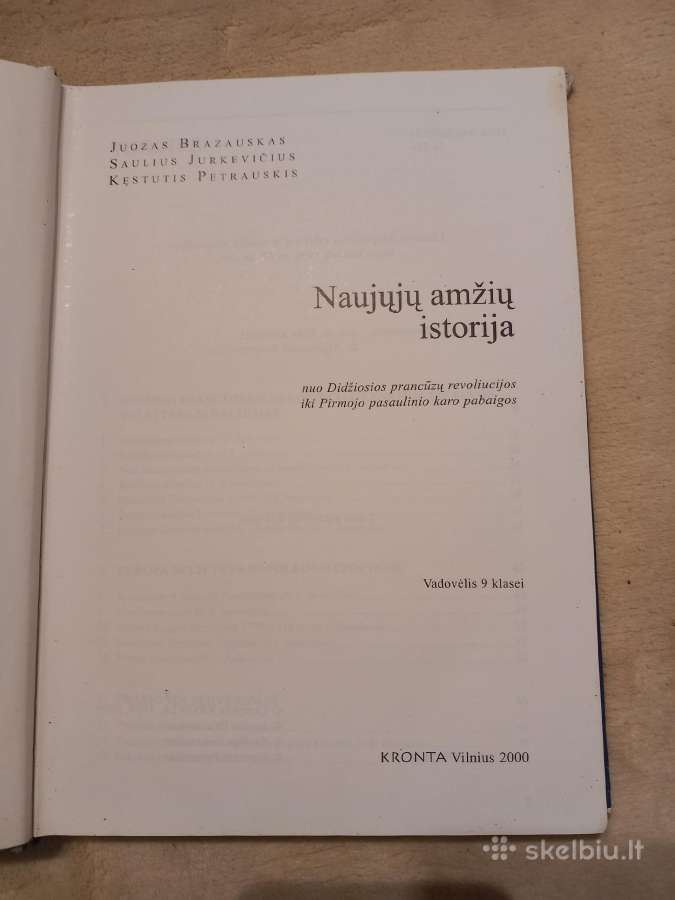 Istorijos vadovėlis - nuotraukos Nr. 2