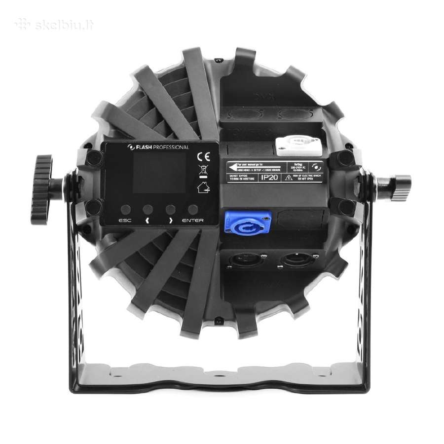 Flashprofesional LED Par Slim 7x10w Rgbw 4vnt. - nuotraukos Nr. 2