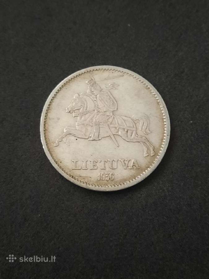 Parduodame moneta 10 litu 1936 metu - nuotraukos Nr. 2