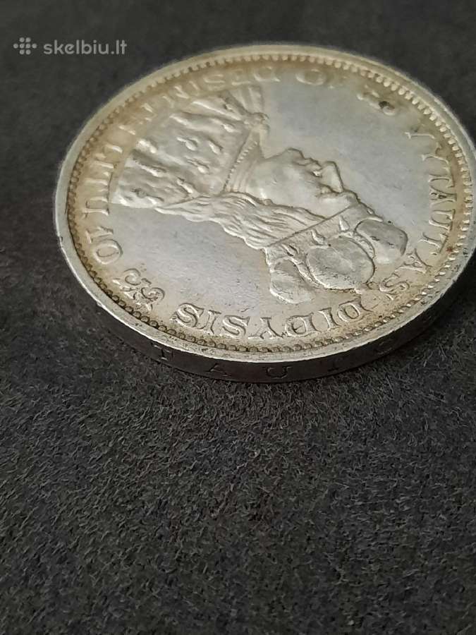 Parduodame moneta 10 litu 1936 metu - nuotraukos Nr. 3