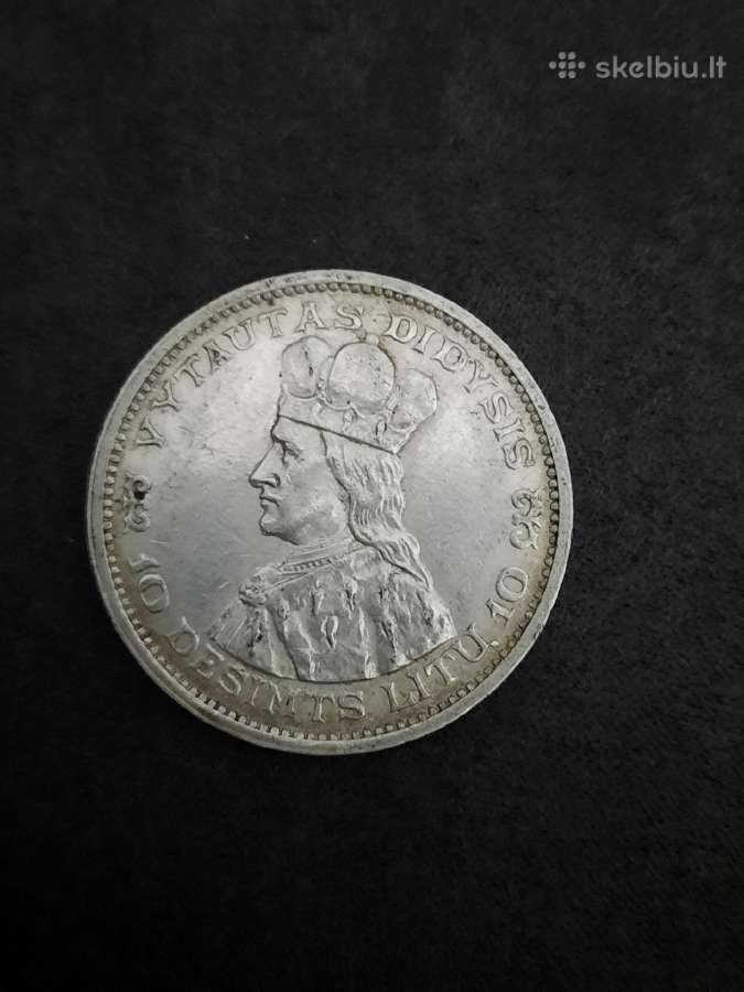 Parduodame moneta 10 litu 1936 metu