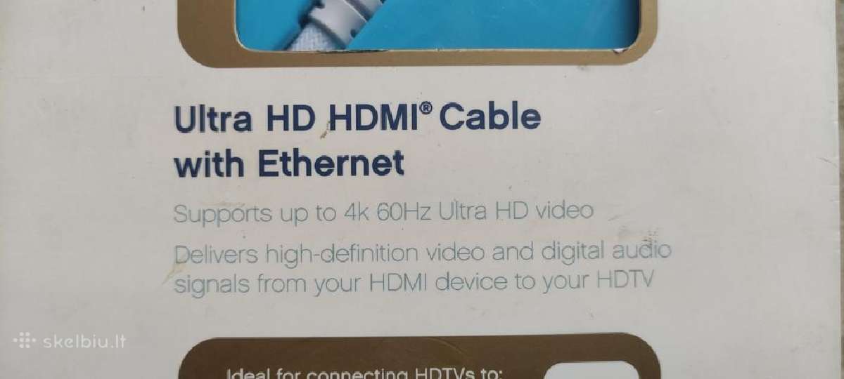 Sandstrom hdmi gold series 1m - nuotraukos Nr. 3