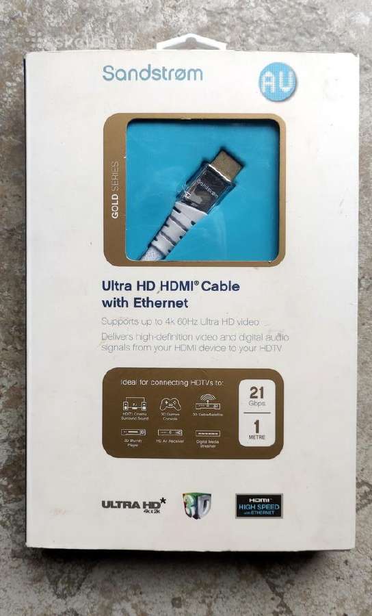 Sandstrom hdmi gold series 1m