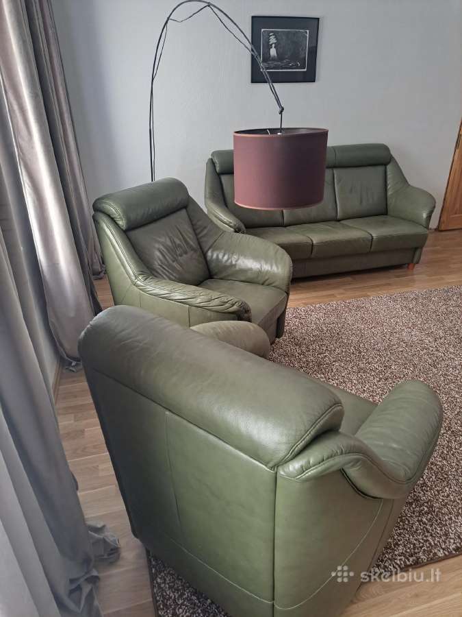 Sofa su miegama funkcija ir du foteliai - nuotraukos Nr. 7