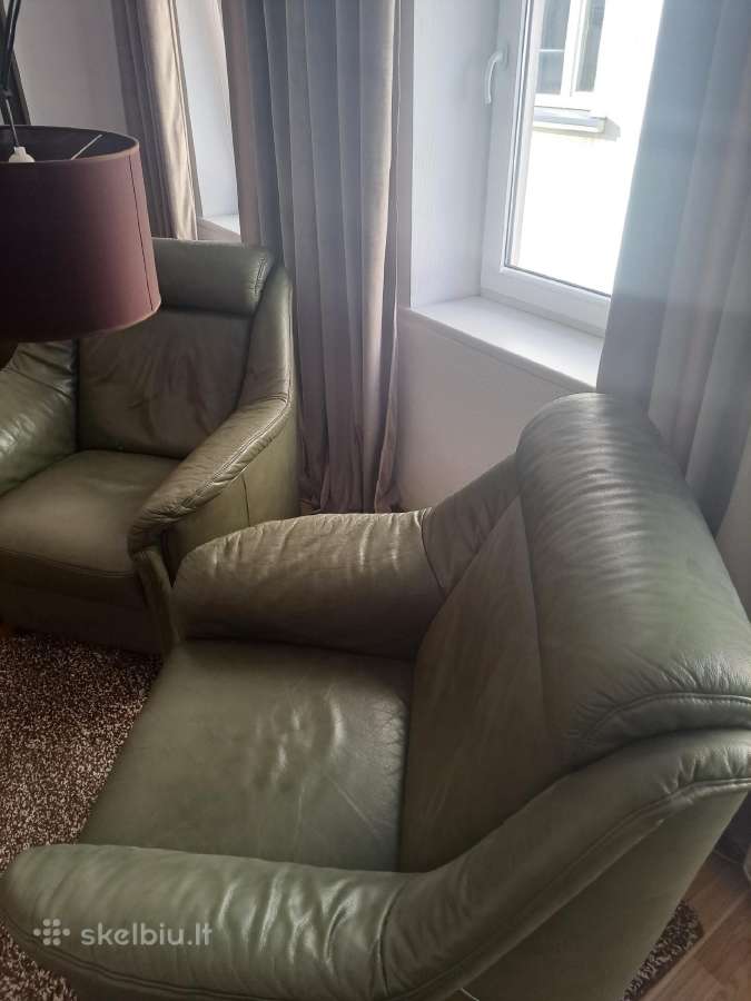 Sofa su miegama funkcija ir du foteliai - nuotraukos Nr. 9