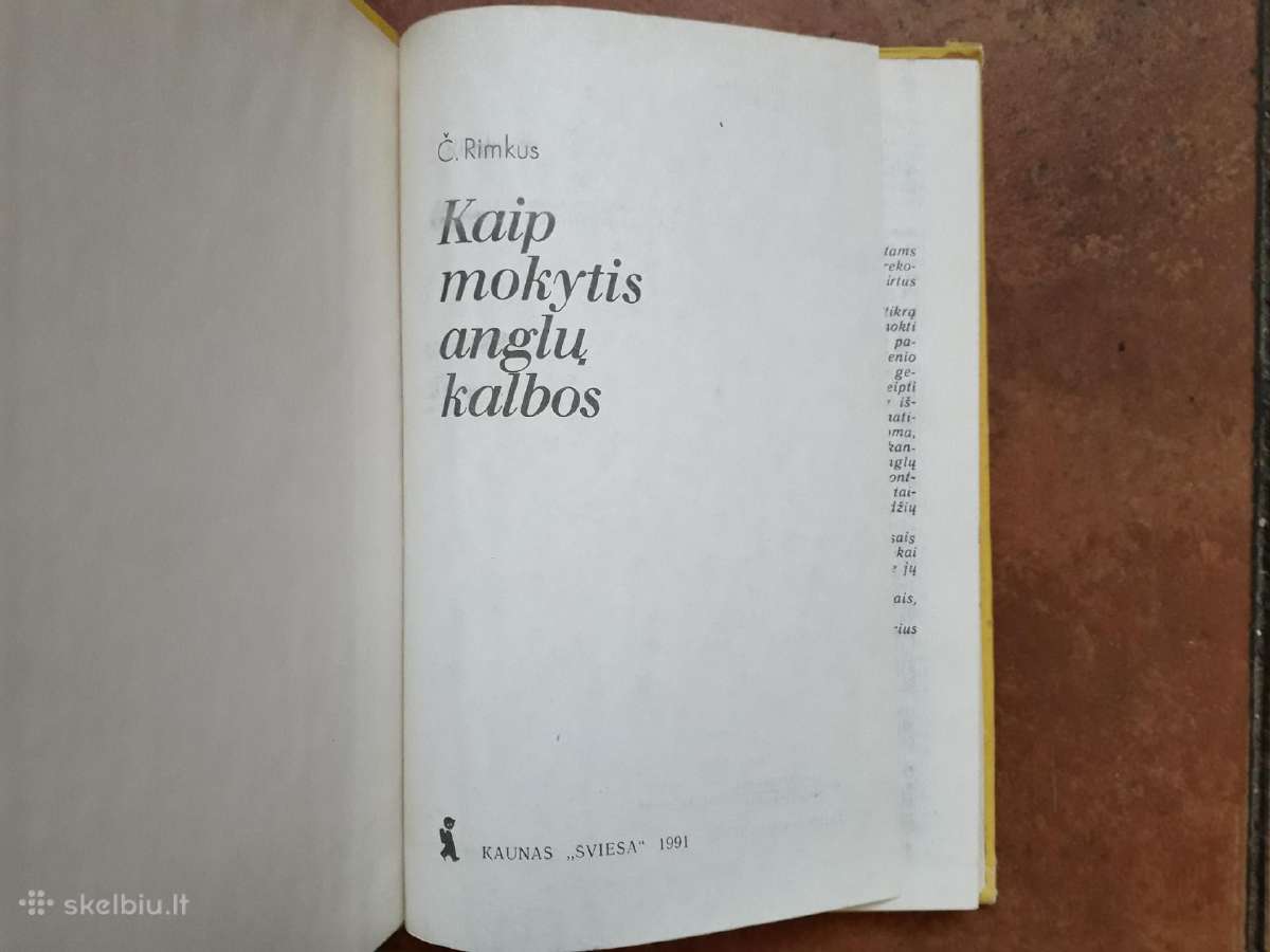 Č. Rimkus "Kaip mokytis anglų kalbos" 1991 metai - nuotraukos Nr. 2