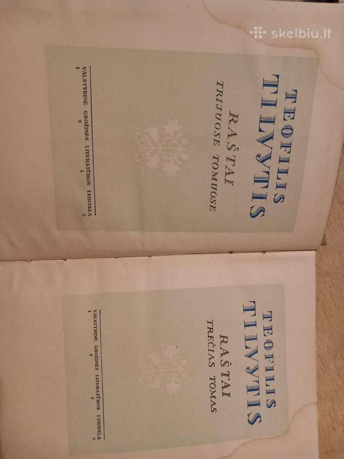 Senos knygos T. Tilvyčio raštai, du tomai - nuotraukos Nr. 11