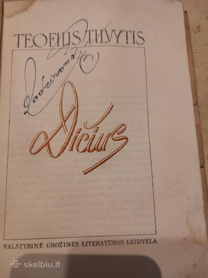 Senos T. Tilvyčio knygos - nuotraukos Nr. 3