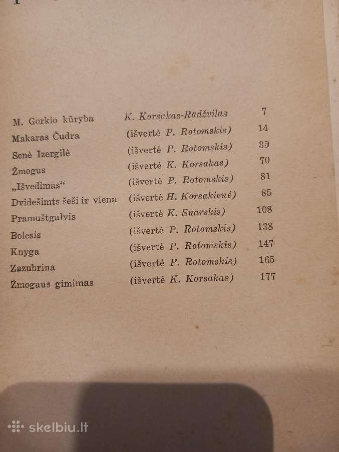 Sena M. Gorkio knyga - nuotraukos Nr. 5