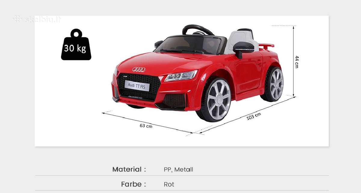 Elektrinis akumuliatorinis automobilis vaikams - nuotraukos Nr. 6