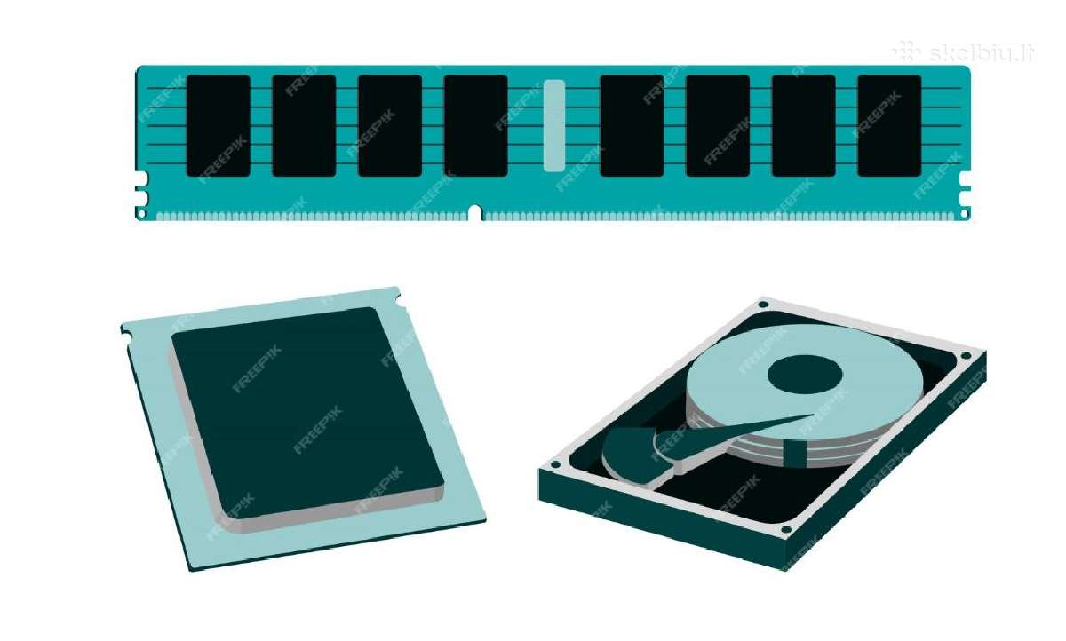 Perku kompiuterių RAM/cpu/HDD
