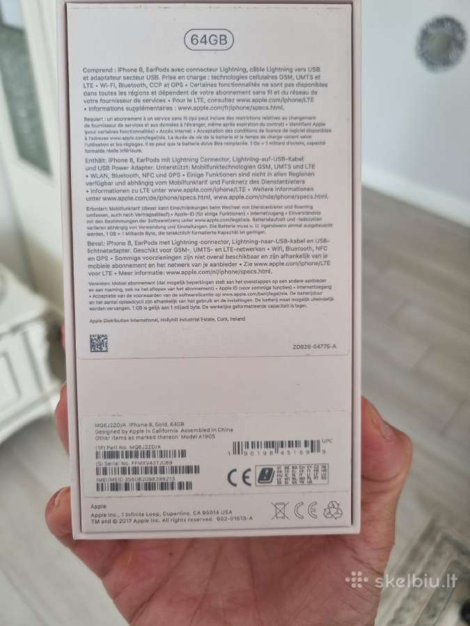 iPhone 8, Gold, 64gb - nuotraukos Nr. 5
