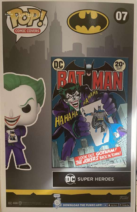 Funko Pop Joker (Back In Town) Batman No. 25 - nuotraukos Nr. 2