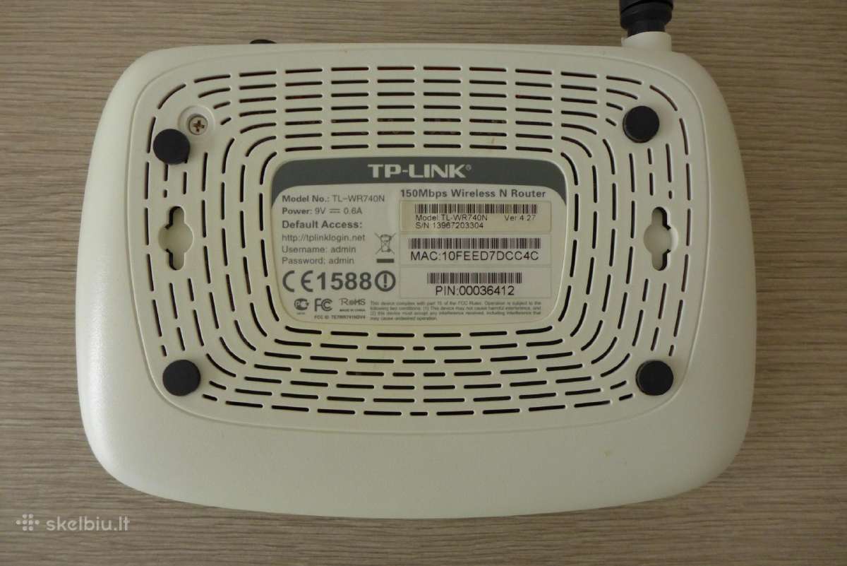 Tp-link Wr740n maršrutizatorius - nuotraukos Nr. 2