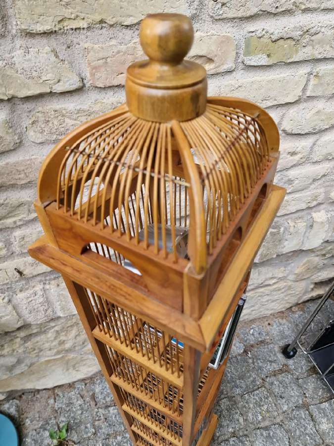 Vintažinė mid century tikmedžio lentynėlė - nuotraukos Nr. 3