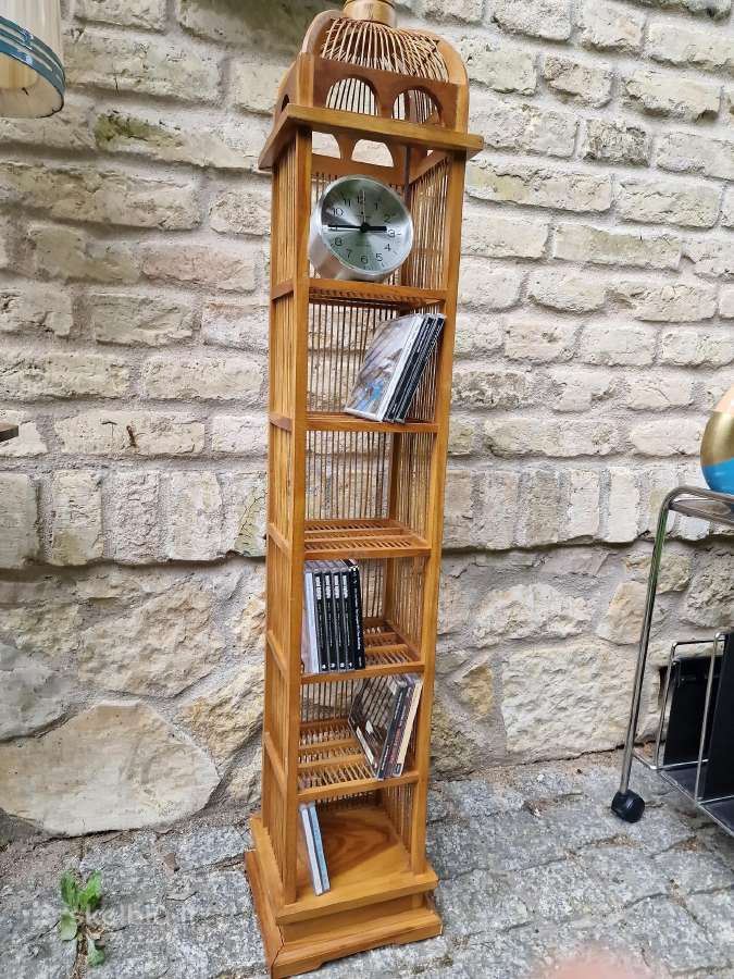 Vintažinė mid century tikmedžio lentynėlė - nuotraukos Nr. 7