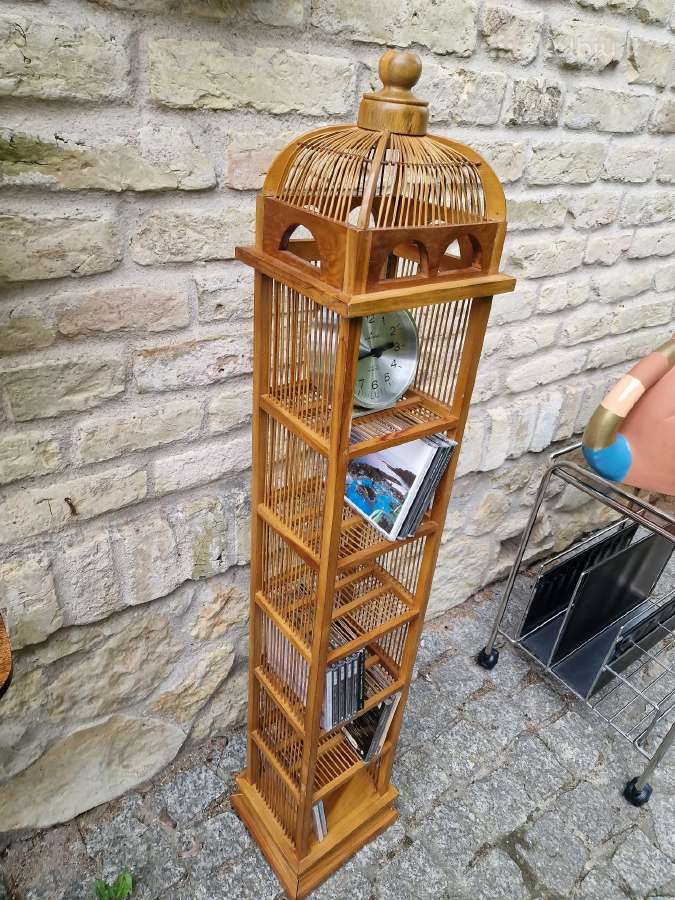 Vintažinė mid century tikmedžio lentynėlė - nuotraukos Nr. 8