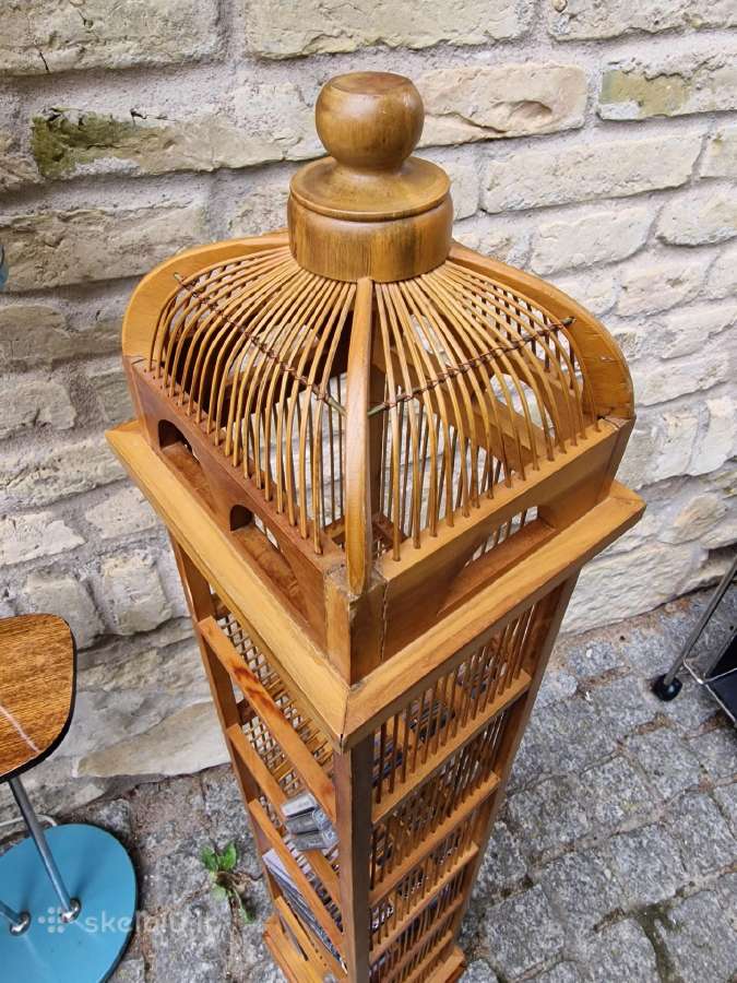 Vintažinė mid century tikmedžio lentynėlė - nuotraukos Nr. 9