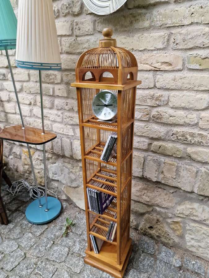 Vintažinė mid century tikmedžio lentynėlė - nuotraukos Nr. 10