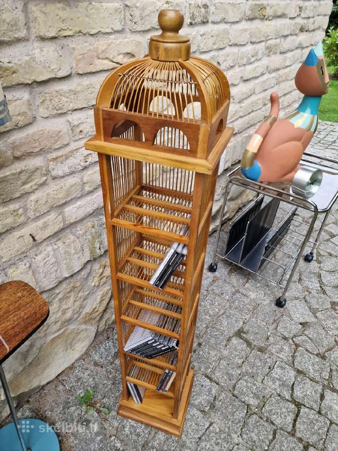 Vintažinė mid century tikmedžio lentynėlė - nuotraukos Nr. 11