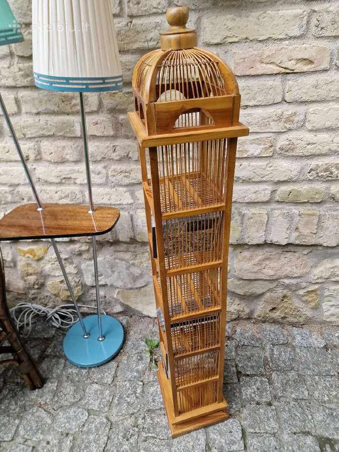 Vintažinė mid century tikmedžio lentynėlė - nuotraukos Nr. 17
