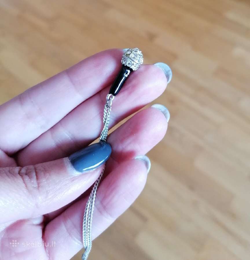 Pakabukas Mikrofonas su grandinėle - nuotraukos Nr. 3
