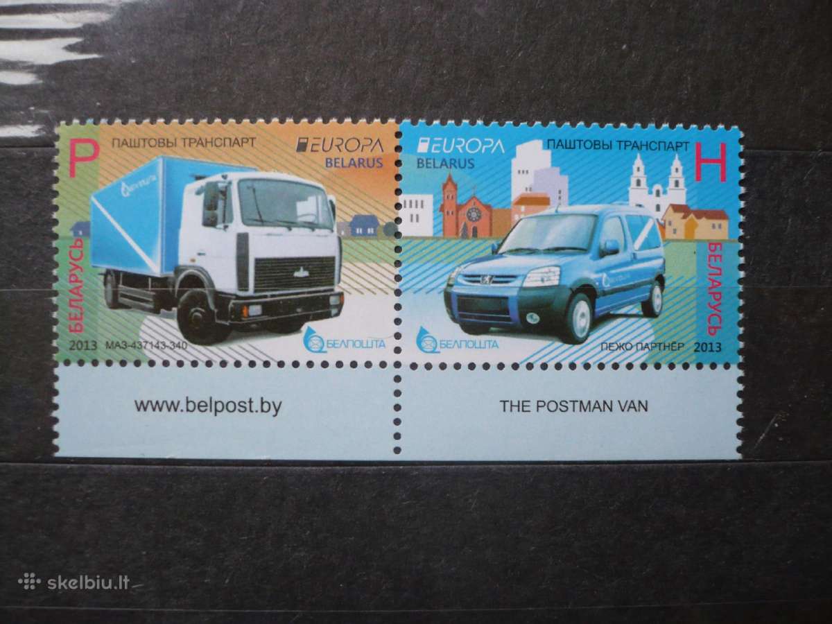 2013 m. Europa pašto ženklai – pašto transportas