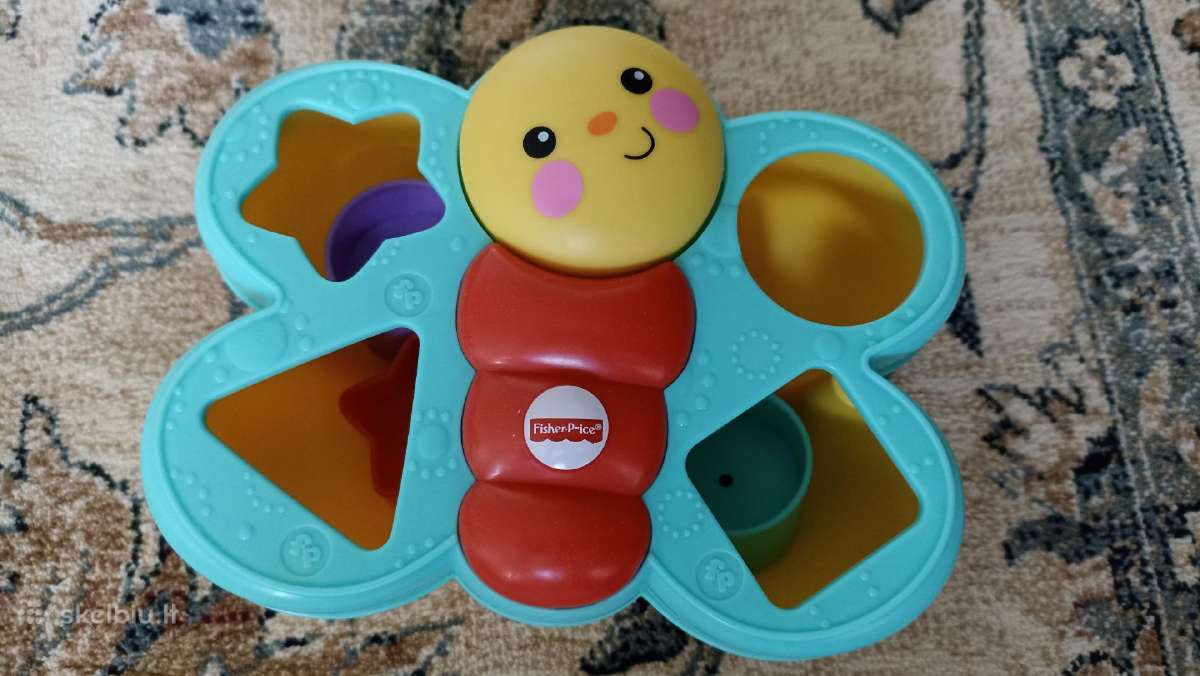 Fisher Price drugelis su formelėmis