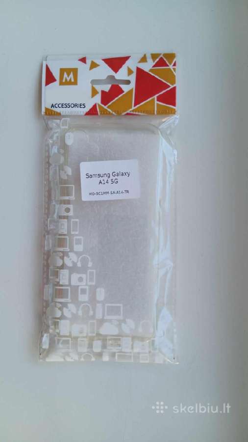 Samung Galaxy A14, A14 5G skaidrus dėklas