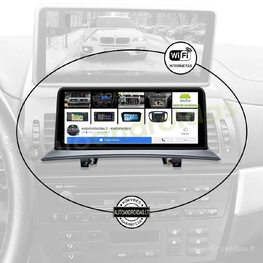 Bmw X3 E83 2004-10 Android multimedia GPS/WiFi/bt - nuotraukos Nr. 4