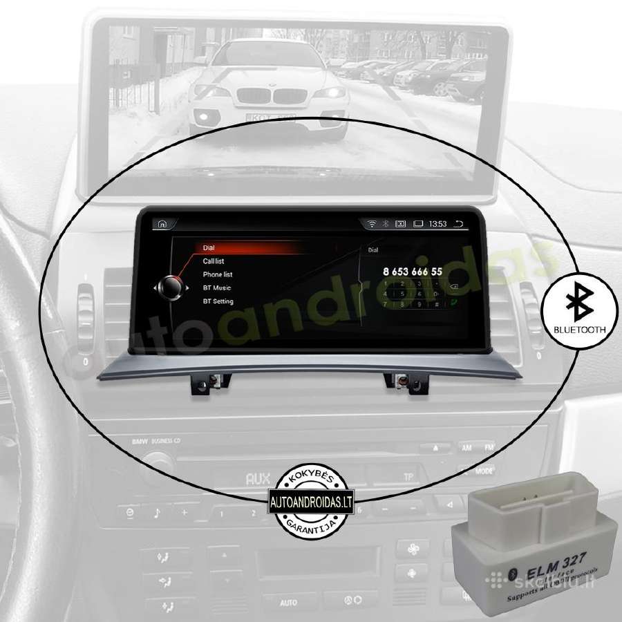 Bmw X3 E83 2004-10 Android multimedia GPS/WiFi/bt - nuotraukos Nr. 5