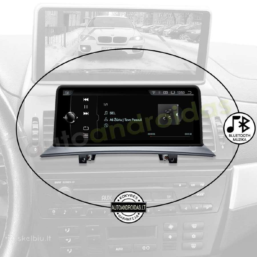 Bmw X3 E83 2004-10 Android multimedia GPS/WiFi/bt - nuotraukos Nr. 6