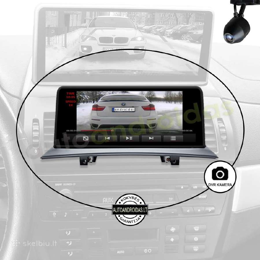Bmw X3 E83 2004-10 Android multimedia GPS/WiFi/bt - nuotraukos Nr. 8