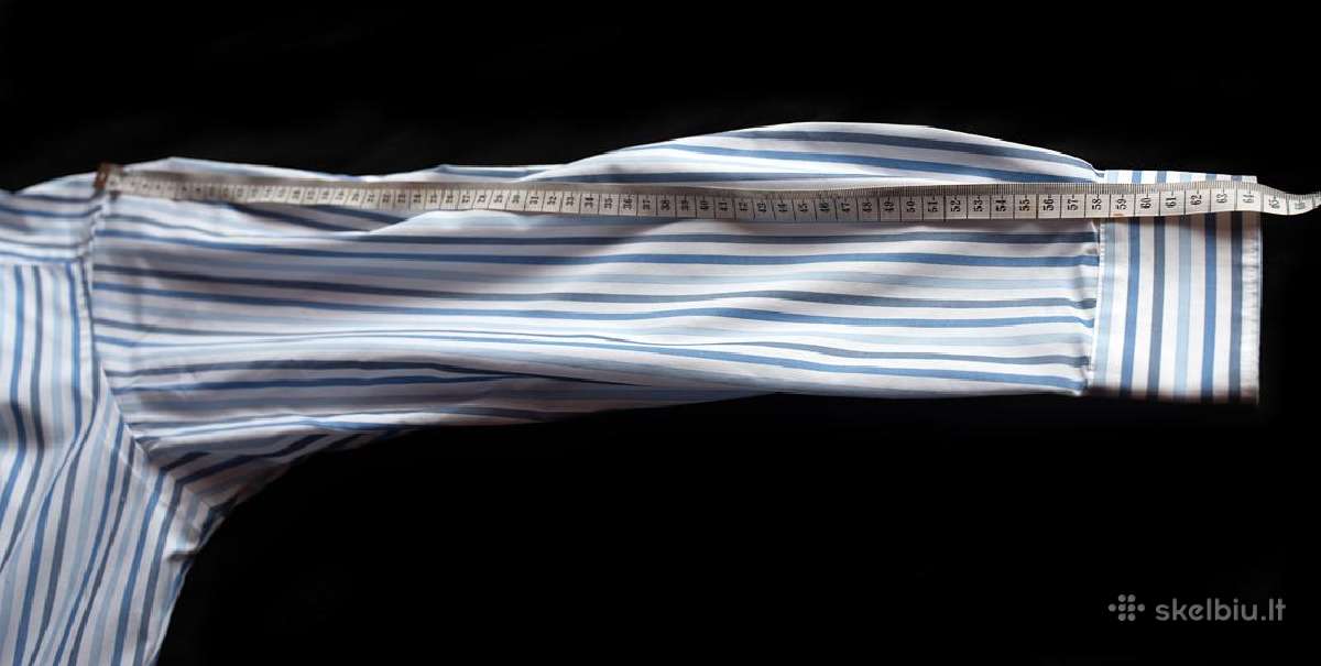 Olymp Luxor slim line dryžuoti vyriški marškiniai - nuotraukos Nr. 12
