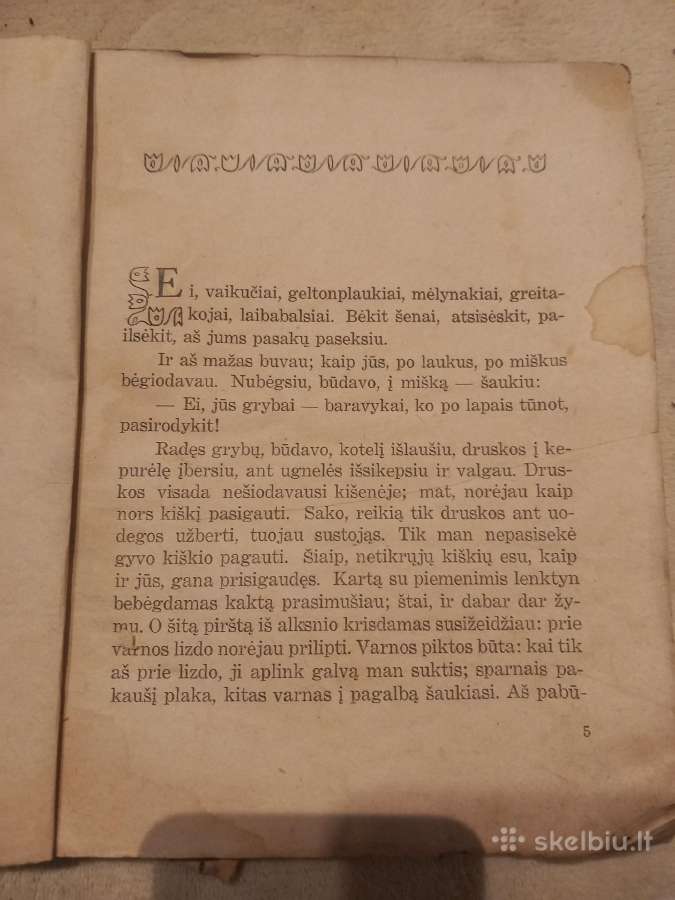 Senos, pokarinės Mašioto "Senio pasakos" - nuotraukos Nr. 2