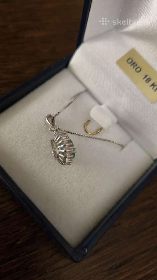 Parduodamas auksinis pakabukas su 1.03ct smaragdu - nuotraukos Nr. 3