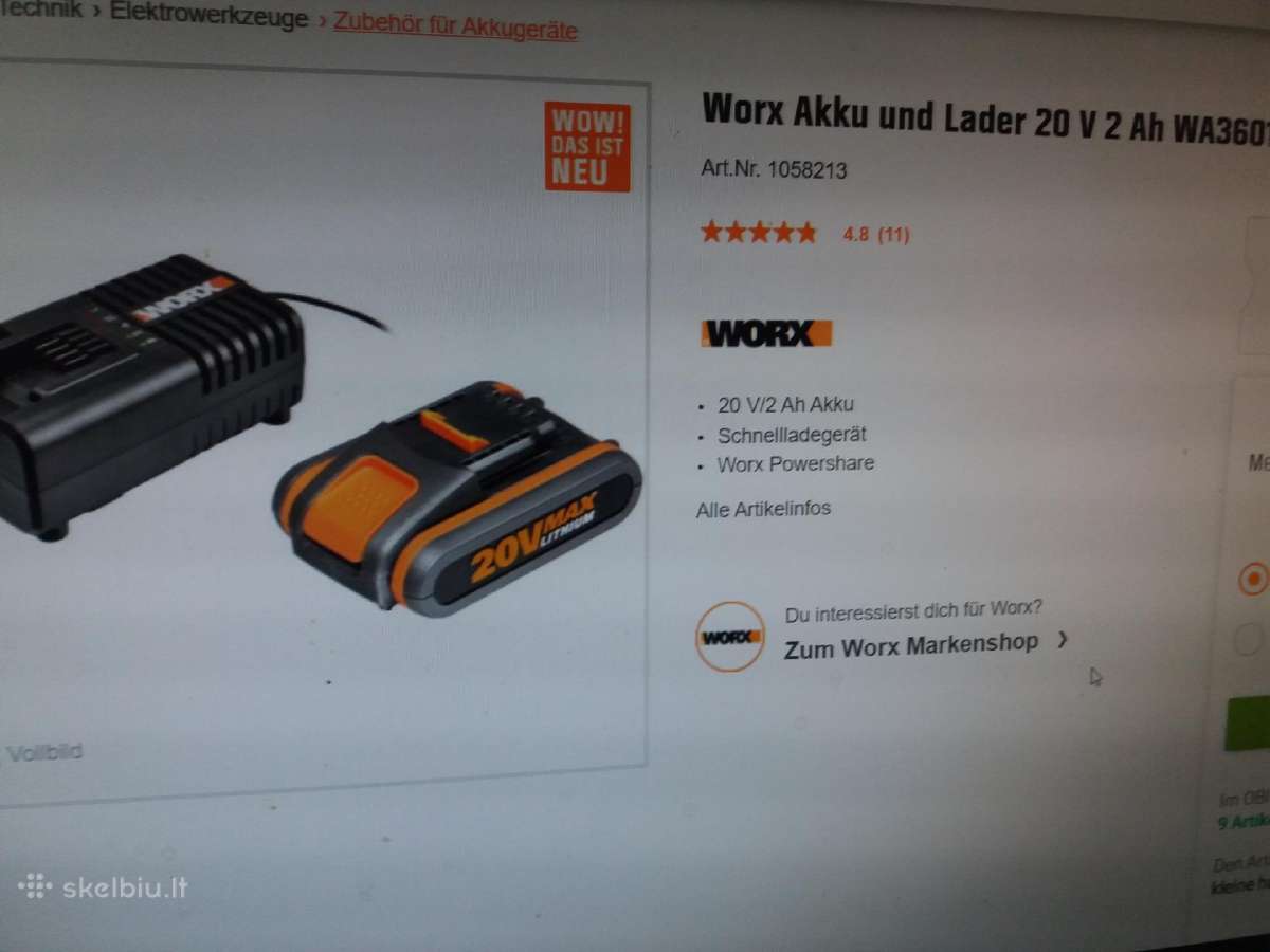 Worx pakrovejas - nuotraukos Nr. 5