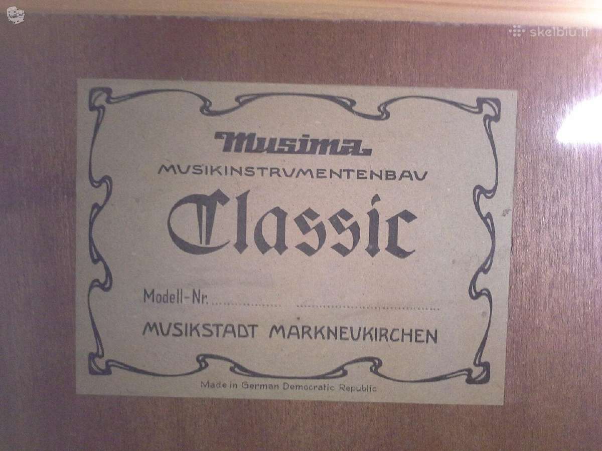 Gitara musima classic - nuotraukos Nr. 6