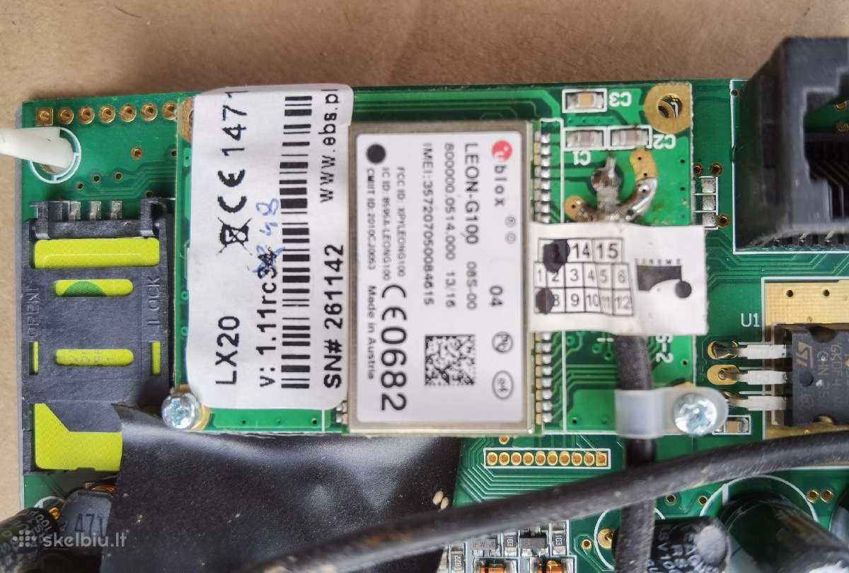 Gsm modulis signalizacijai Leon G100 - nuotraukos Nr. 4