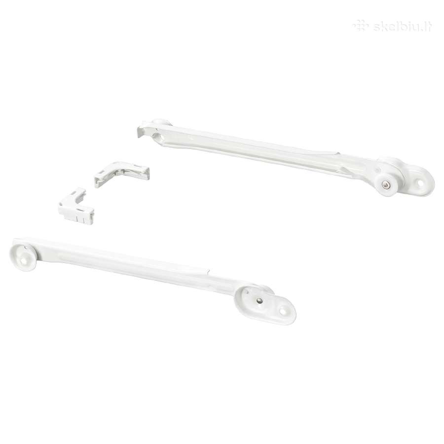 Du Nauji Balti Stalčių Bėgeliai 35 Cm Ilgio