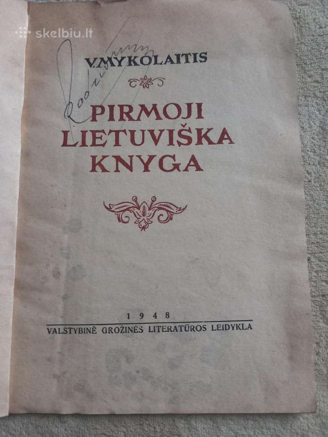Sena V. Mykolaičio knyga - nuotraukos Nr. 2