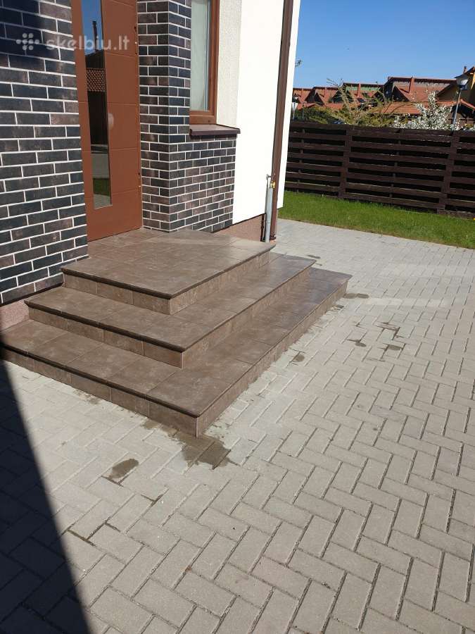 Plytelių klojimas, klinkerio klijavimas. - nuotraukos Nr. 25