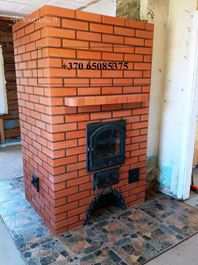 Krosnių, pečių statymas, remontas. - nuotraukos Nr. 3